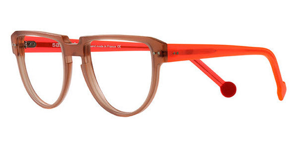 Sabine Be® Be Rebel SB Be Rebel 05 54 - Matte Translucent Beige / Matte Neon Translucent Orange Eyeglasses