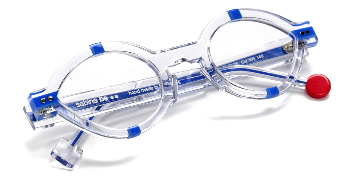 Sabine Be® Be Sexy SB Be Sexy 355 50 - Shiny Crystal / Shiny Majorelle Blue Eyeglasses