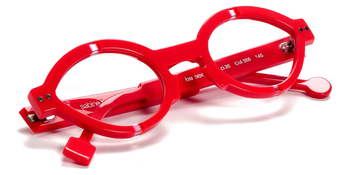 Sabine Be® Be Sexy SB Be Sexy 356 50 - Shiny Red / Shiny Crystal Eyeglasses