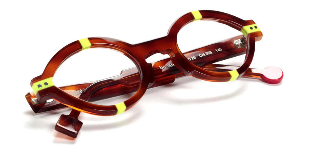 Sabine Be® Be Sexy SB Be Sexy 358 50 - Shiny Blonde Tortoise / Shiny Neon Yellow Eyeglasses