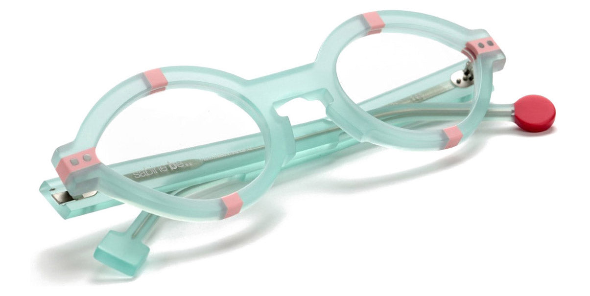 Sabine Be® Be Sexy SB Be Sexy 360 50 - Matt Translucent Turquoise / Matt Peach Eyeglasses