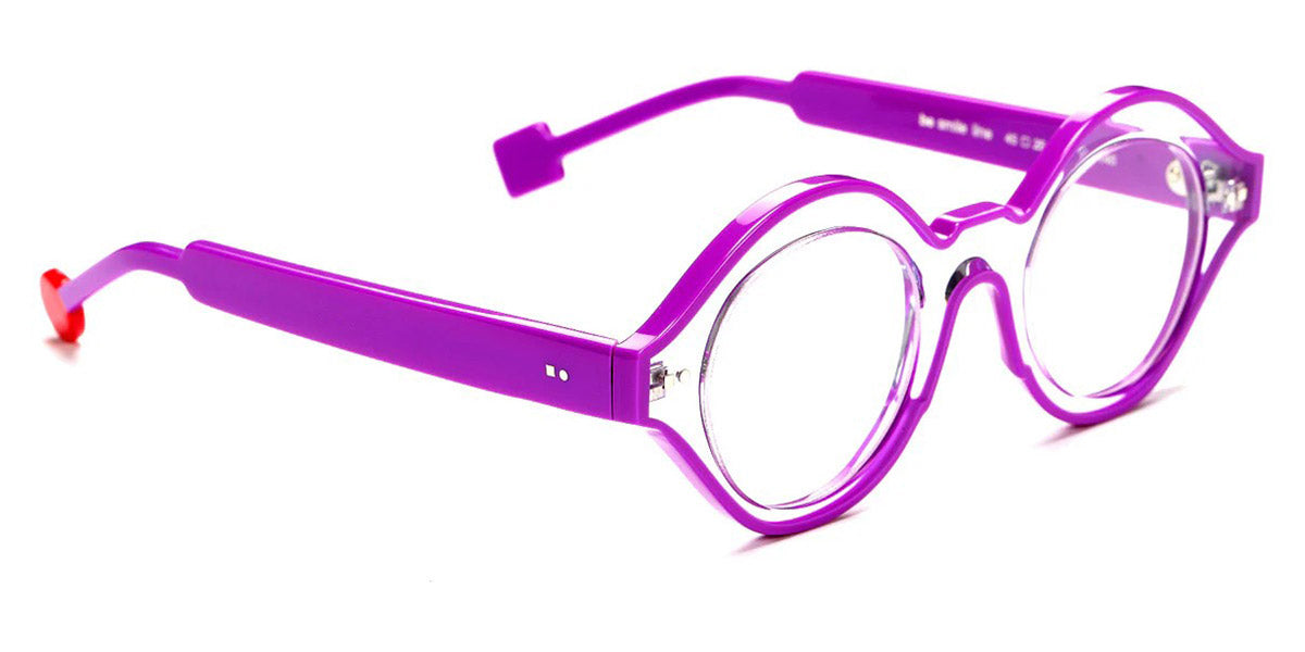 Sabine Be® Be Smile Line SB Be Smile Line 520 46 - Shiny Crystal / Shiny Purple Eyeglasses