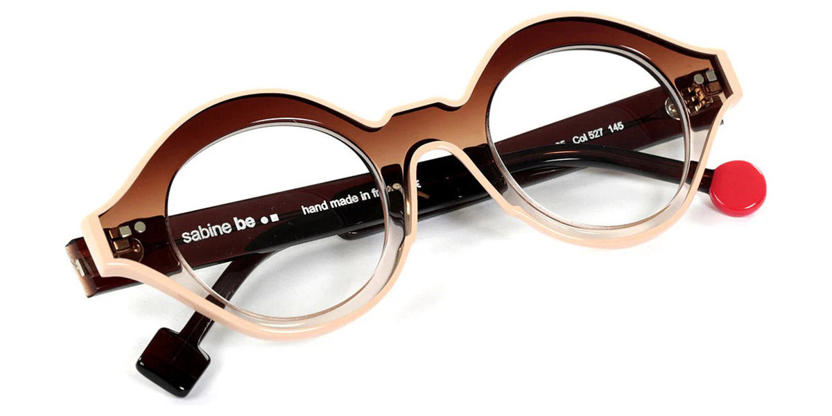 Sabine Be® Be Smile Line SB Be Smile Line 527 46 - Shiny Gradient Brown / Shiny Nude Eyeglasses