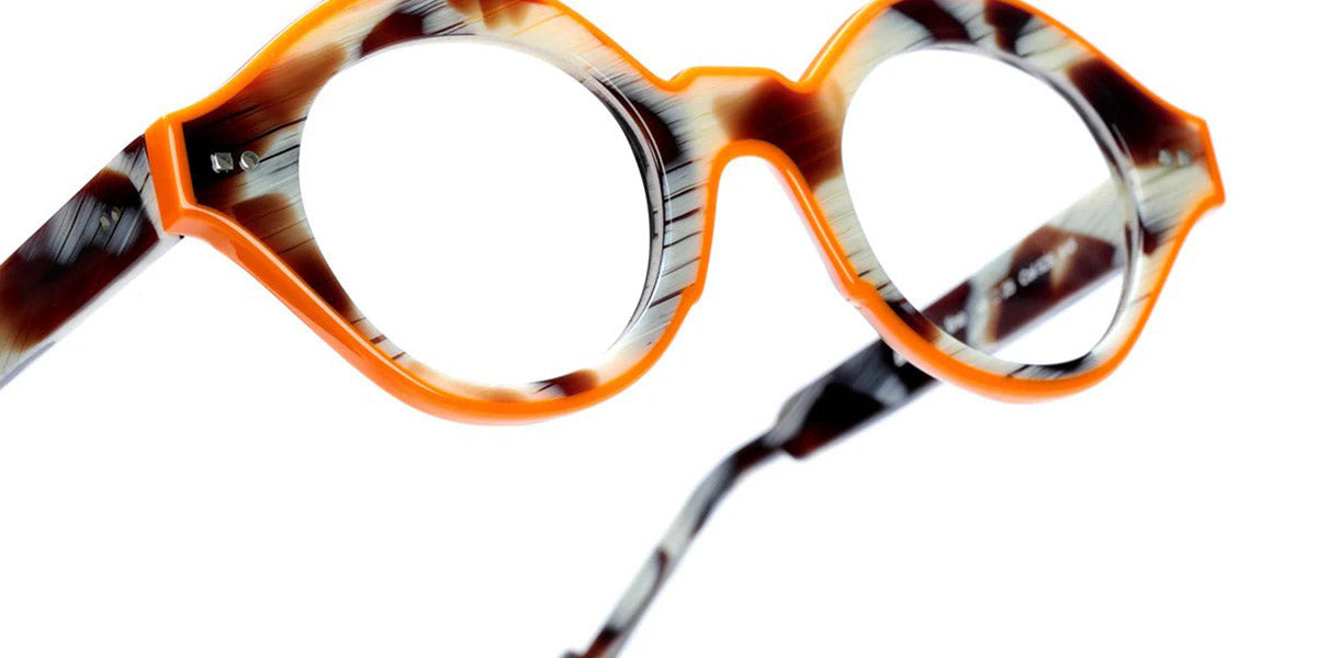 Sabine Be® Be Smile Line SB Be Smile Line 528 46 - Shiny Blond Horn / Shiny Orange Eyeglasses