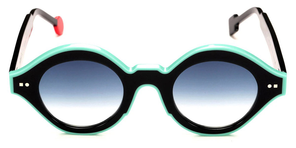 Sabine Be® Be Smile Line Sun SB Be Smile Line Sun 529 46 - Shiny Midnight Blue / Shiny Turquoise Sunglasses