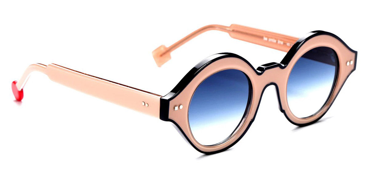 Sabine Be® Be Smile Line Sun SB Be Smile Line Sun 530 46 - Shiny Translucent Nude / Shiny Midnight Blue Sunglasses