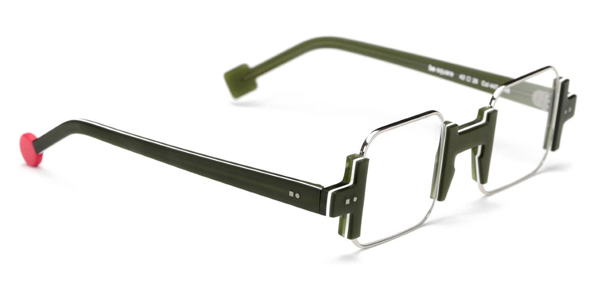 Sabine Be® Be Square SB Be Square 447 42 - Matt Light Green / Palladium Eyeglasses