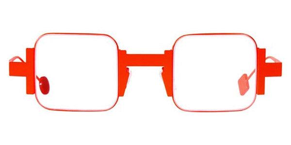 Sabine Be® Be Square Slim SB Be Square Slim 124 41 - Satin Neon Orange Eyeglasses