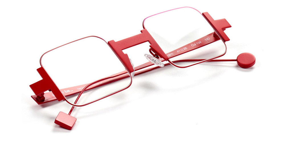 Sabine Be® Be Square Slim SB Be Square Slim 134 41 - Satin Red Eyeglasses