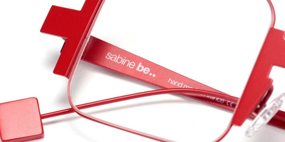 Sabine Be® Be Square Slim SB Be Square Slim 134 41 - Satin Red Eyeglasses