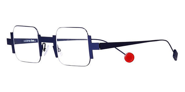 Sabine Be® Be Square Slim SB Be Square Slim 135 41 - Satin Navy Blue Eyeglasses