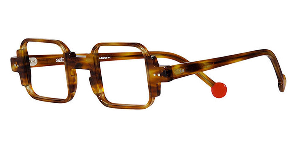 Sabine Be® Be Square Swell SB Be Square Swell 64 42 - Shiny Blonde Veined Tortoise Eyeglasses