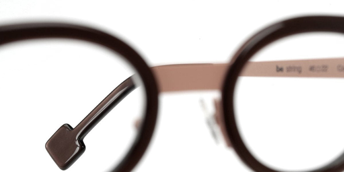 Sabine Be® Be String SB Be String 401 46 - Matt Glossy Brown / Satin Nude Eyeglasses