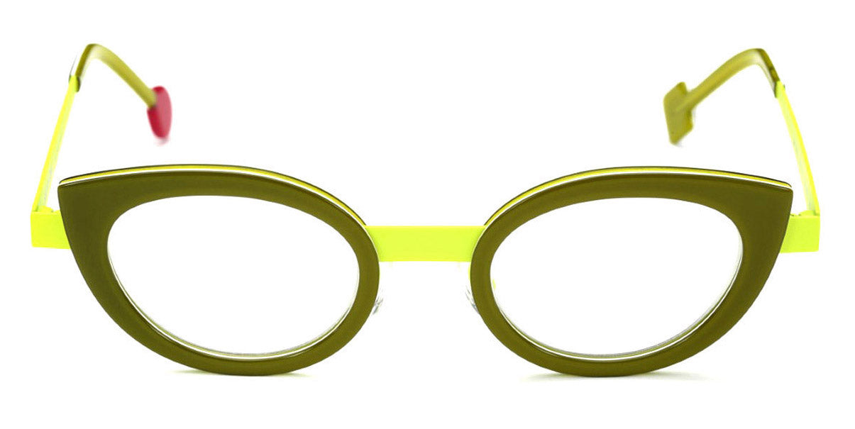 Sabine Be® Be String SB Be String 403 46 - Shiny Translucent Light Green / Neon Yellow Satin Eyeglasses