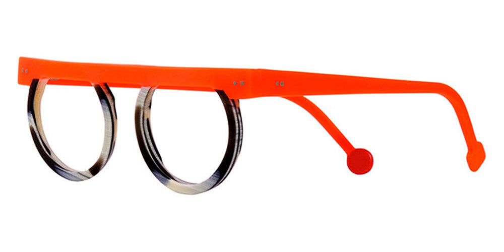 Sabine Be® Be Strong by Mina SB Be Strong by Mina 149 46 - Matte Miami Neon Orange / Matte Horn Eyeglasses