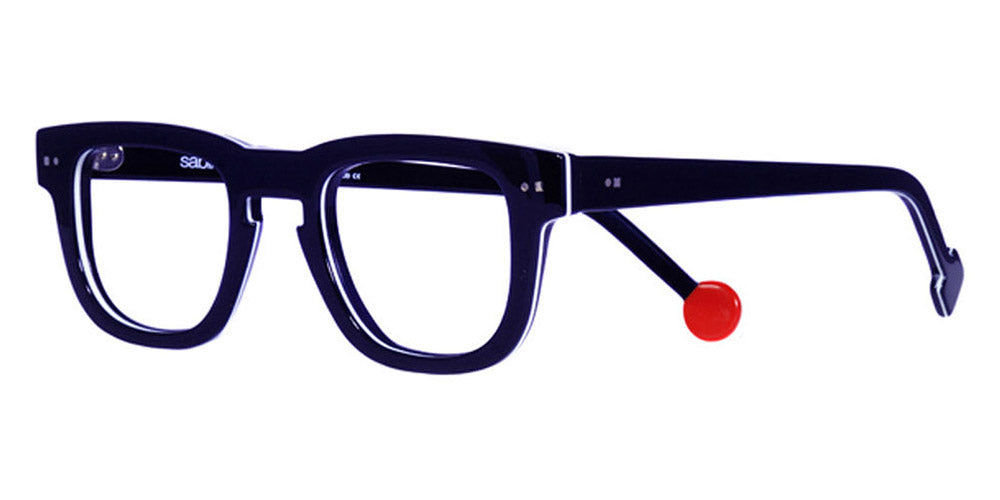 Sabine Be® Be Swag SB Be Swag 167 47 - Shiny Midnight Blue / White / Shiny Navy Blue Eyeglasses