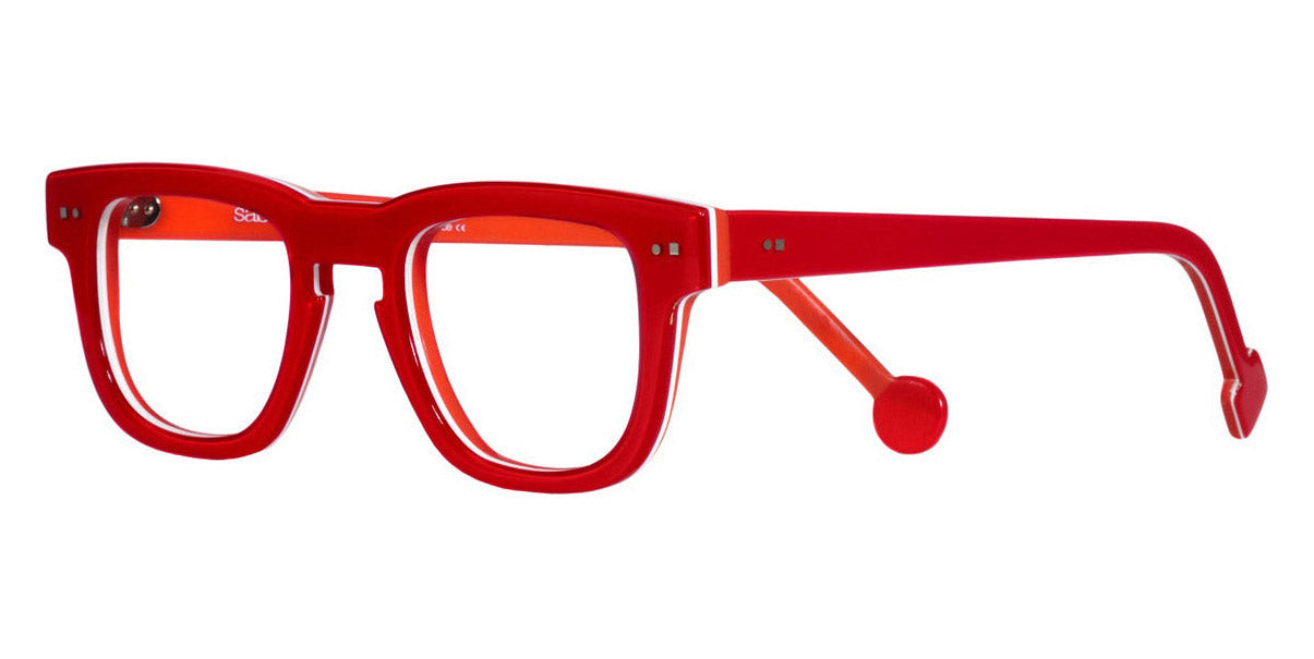 Sabine Be® Be Swag SB Be Swag 169 47 - Shiny Translucent Red / White / Shiny Orange Eyeglasses