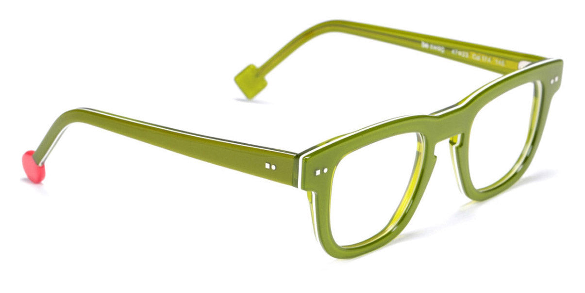 Sabine Be® Be Swag SB Be Swag 174 47 - Shiny Translucent Light Green / White / Shiny Translucent / Light Green Eyeglasses