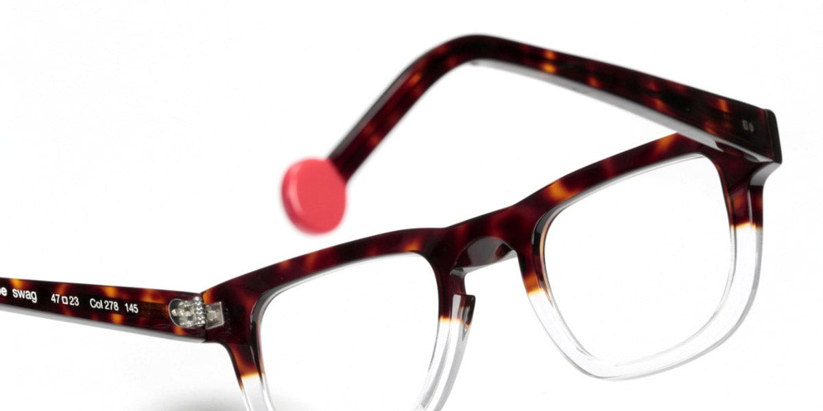 Sabine Be® Be Swag SB Be Swag 278 47 - Shiny Cherry Tortoise /Shiny Crystal Eyeglasses