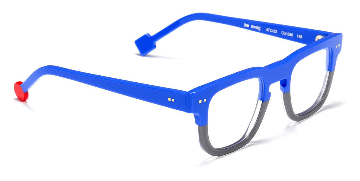 Sabine Be® Be Swag SB Be Swag 280 47 - Shiny Blue Majorelle / Shiny Grey Eyeglasses