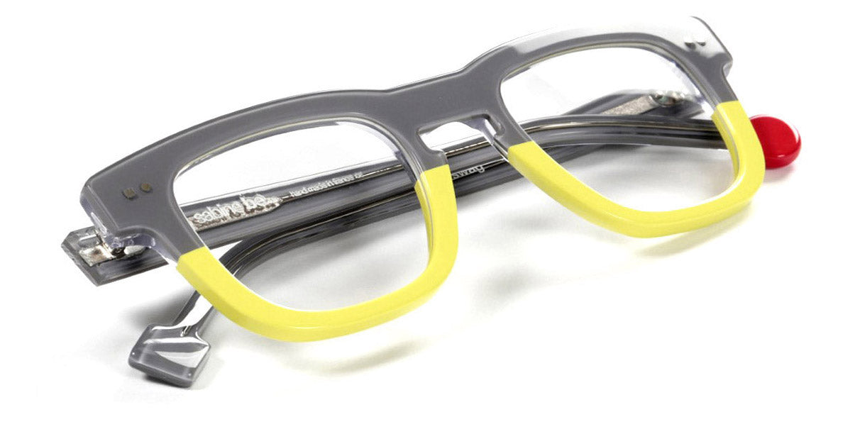 Sabine Be® Be Swag SB Be Swag 281 47 - Shiny Grey / Shiny Yellow Eyeglasses