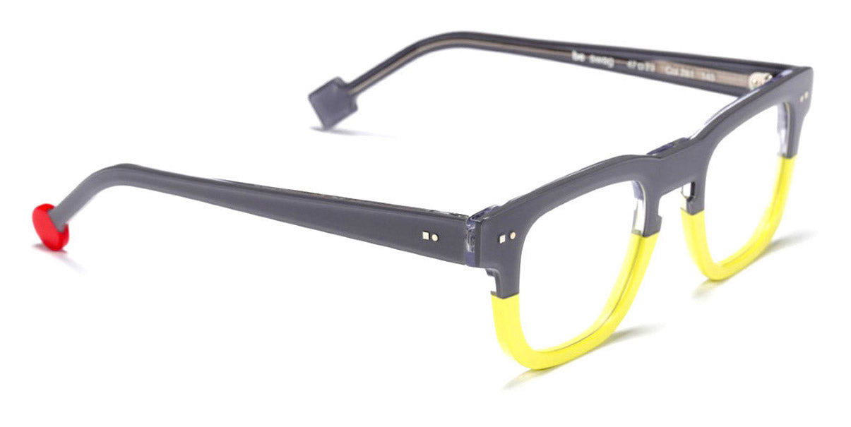 Sabine Be® Be Swag SB Be Swag 281 47 - Shiny Grey / Shiny Yellow Eyeglasses