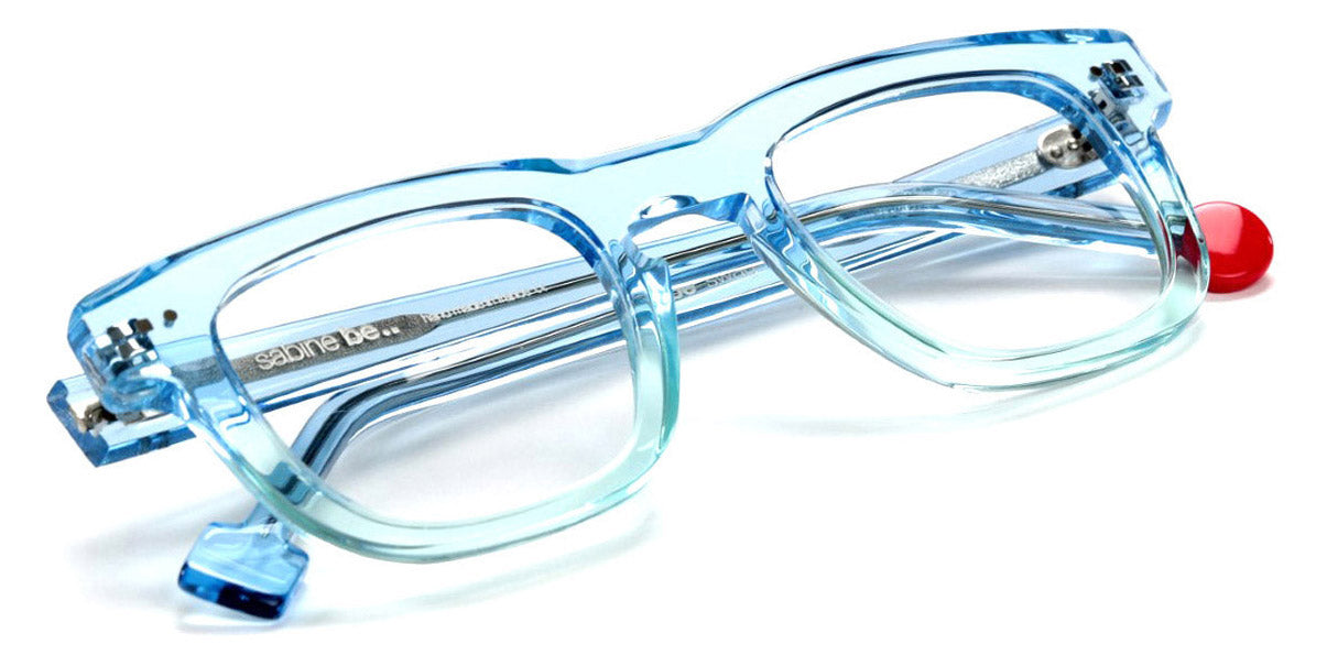 Sabine Be® Be Swag SB Be Swag 383 47 - Shiny Translucent Blue / Shiny Translucent Turquoise Eyeglasses