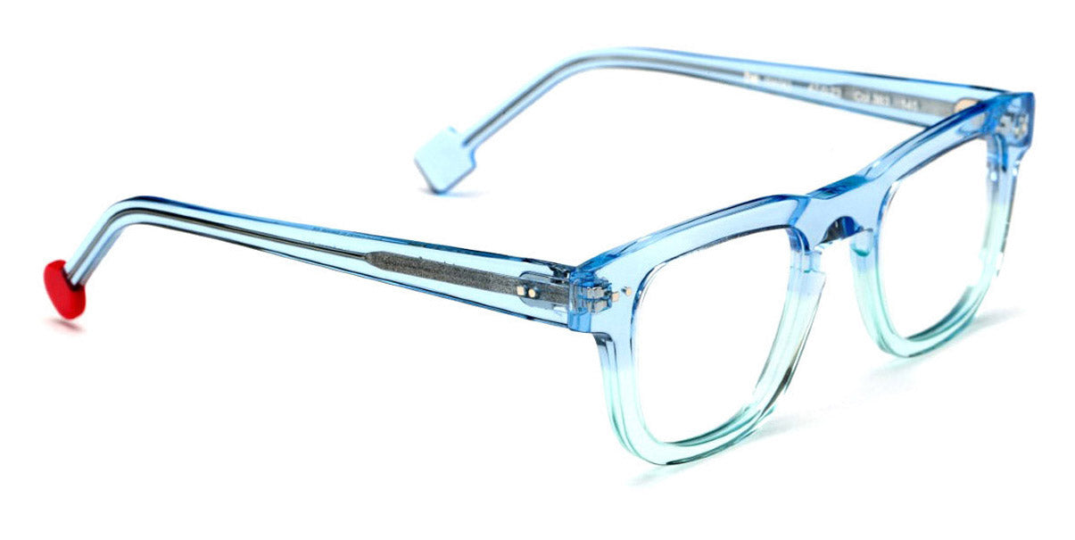 Sabine Be® Be Swag SB Be Swag 383 47 - Shiny Translucent Blue / Shiny Translucent Turquoise Eyeglasses