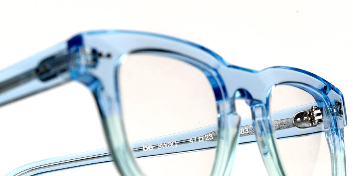 Sabine Be® Be Swag SB Be Swag 383 47 - Shiny Translucent Blue / Shiny Translucent Turquoise Eyeglasses