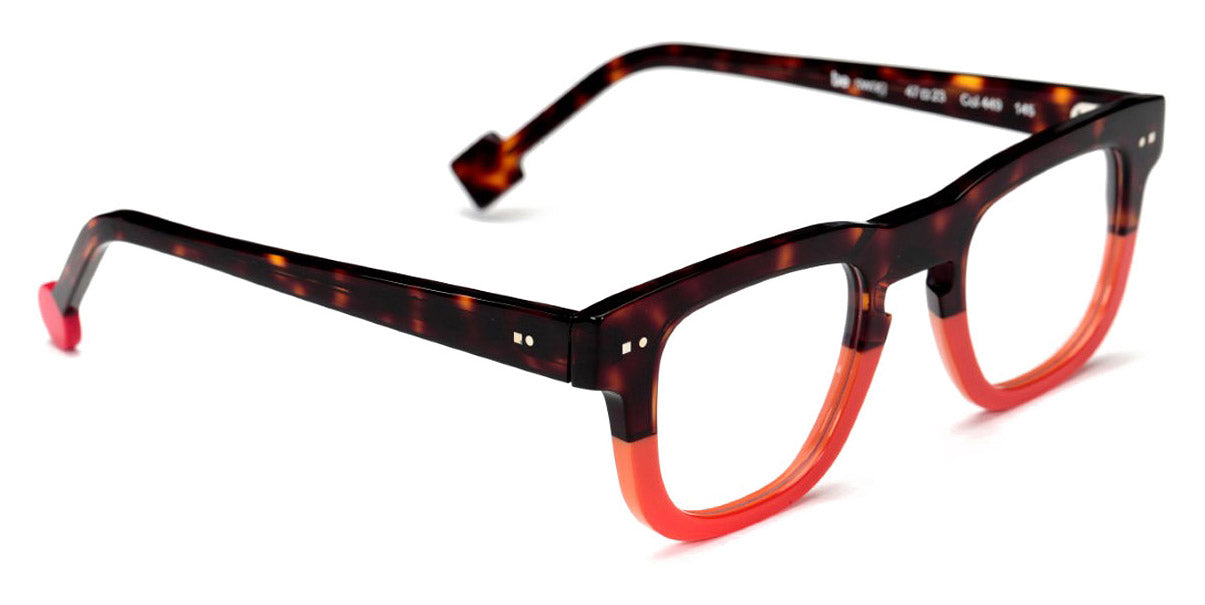 Sabine Be® Be Swag SB Be Swag 449 47 - Shiny Cherry Tortoise / Shiny Orange Eyeglasses