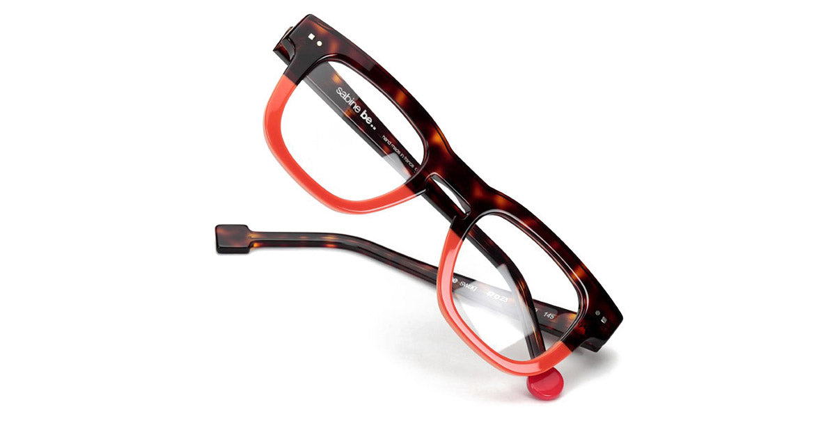 Sabine Be® Be Swag SB Be Swag 449 47 - Shiny Cherry Tortoise / Shiny Orange Eyeglasses