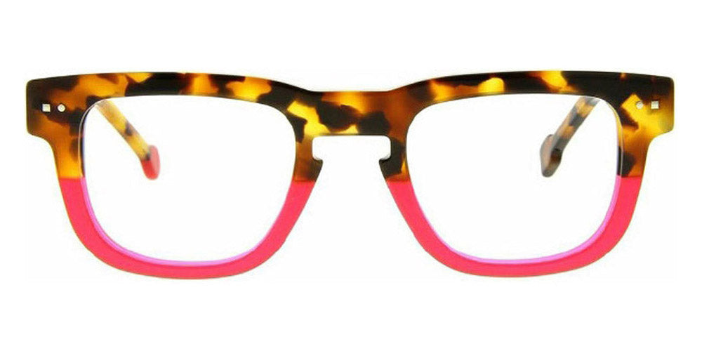 Sabine Be® Be Swag SB Be Swag 53 47 - Shiny Fawn Tortoise / Shiny Neon Pink Eyeglasses