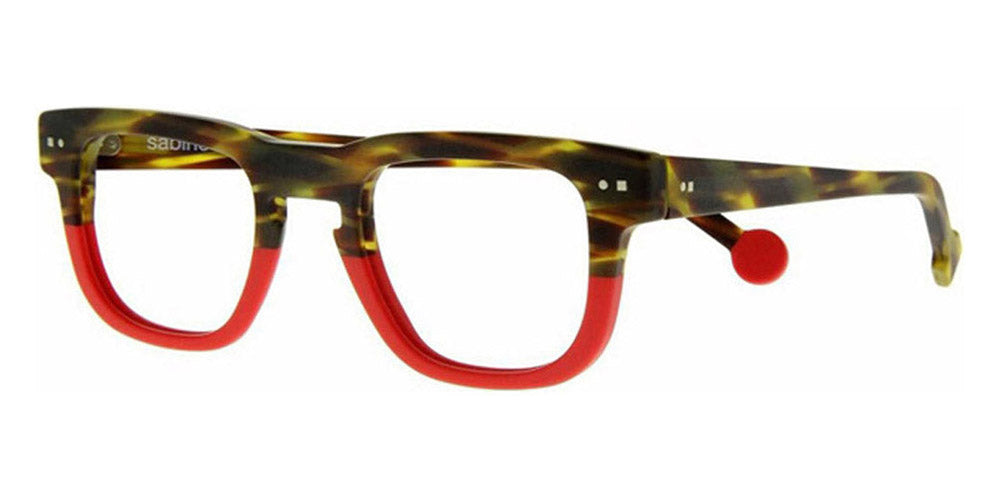 Sabine Be® Be Swag SB Be Swag 54 47 - Matte Veined Tortoise / Matte Red Eyeglasses