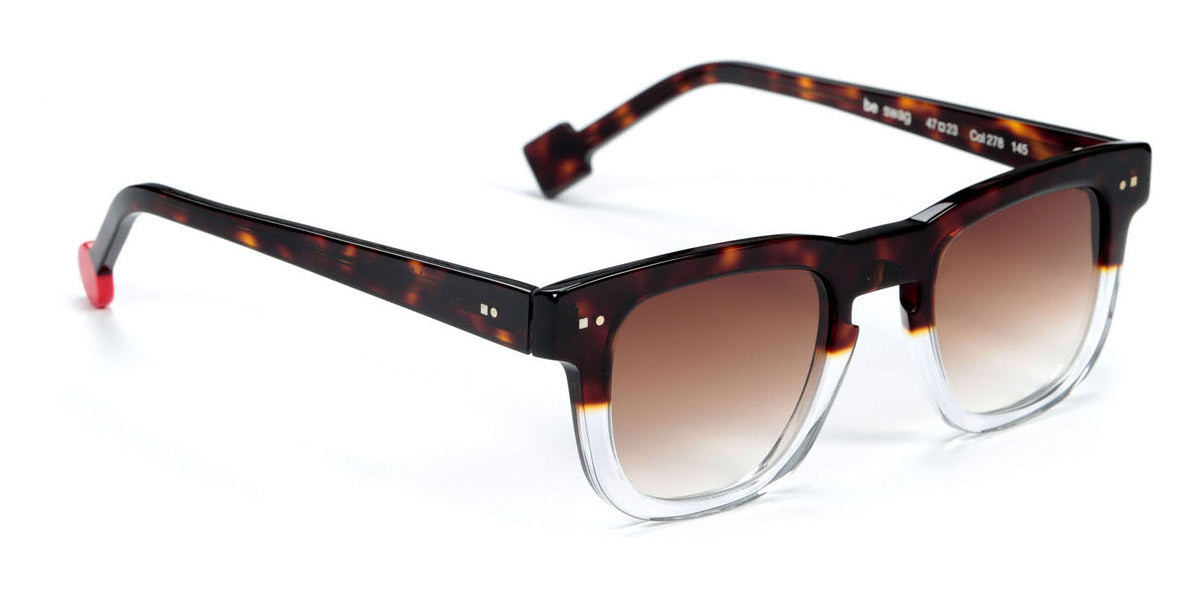 Sabine Be® Be Swag Sun SB Be Swag Sun 278 47 - Shiny Cherry Tortoise / Shiny Crystal Sunglasses