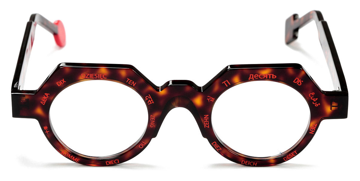 Sabine Be® Be Ten SB Be Ten 650 44 - Shiny Cherry Tortoiseshell / Neon Orange Eyeglasses