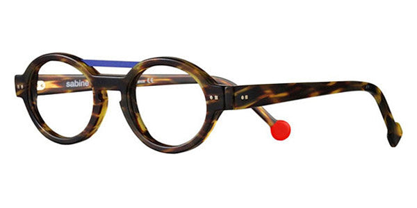 Sabine Be® Be Trendy SB Be Trendy 30 49 - Matte Veined Tortoise / Satin Blue Klein Eyeglasses