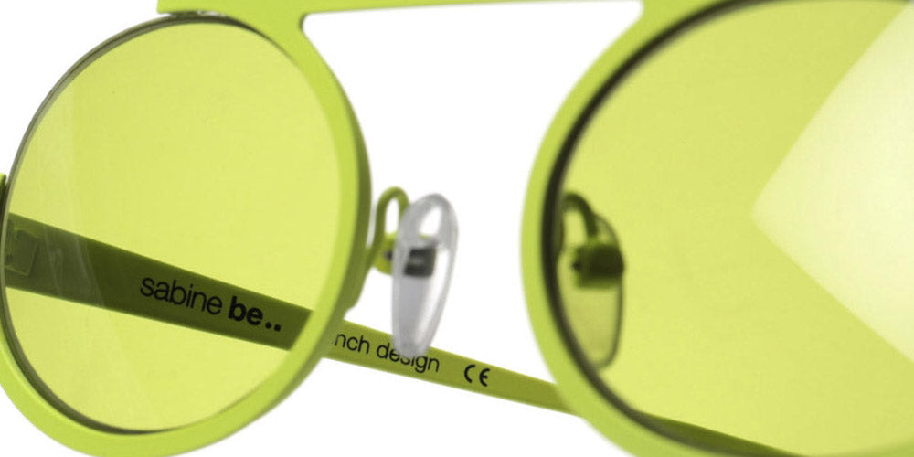 Sabine Be® Be Trust Slim Sun SB Be Trust Slim Sun 132 49 - Satin Neon Yellow Sunglasses