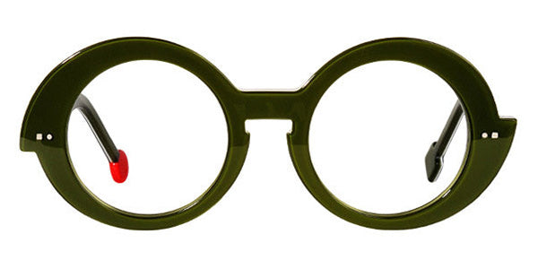 Sabine Be® Be Val De Loire SB Be Val De Loire 170 51 - Shiny Translucent Dark Green / White / Shiny Translucent Dark Green Eyeglasses