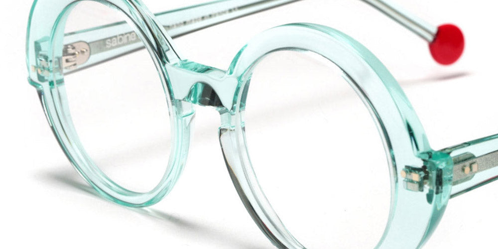 Sabine Be® Be Val De Loire SB Be Val De Loire 353 51 - Shiny Translucent Turquoise Eyeglasses