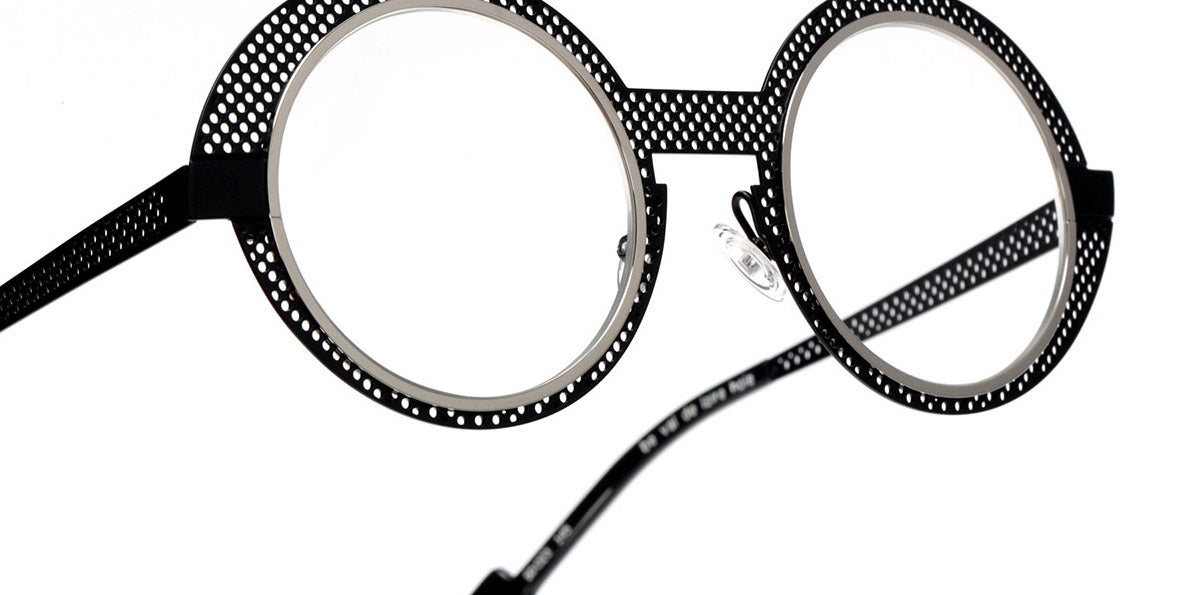 Sabine Be® Be Val De Loire Hole SB Be Val De Loire Hole 509 50 - Satin Midnight Blue Perforated / Polished Palladium Eyeglasses