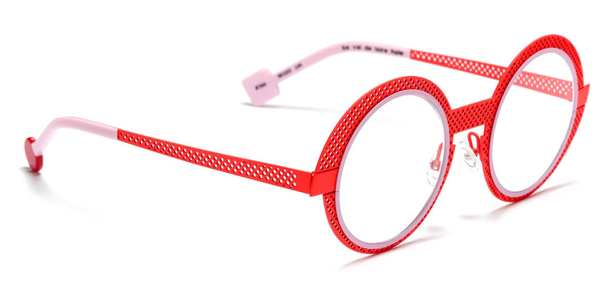 Sabine Be® Be Val De Loire Hole SB Be Val De Loire Hole 566 50 - Satin Neon Orange Perforated / Satin Baby Pink Eyeglasses