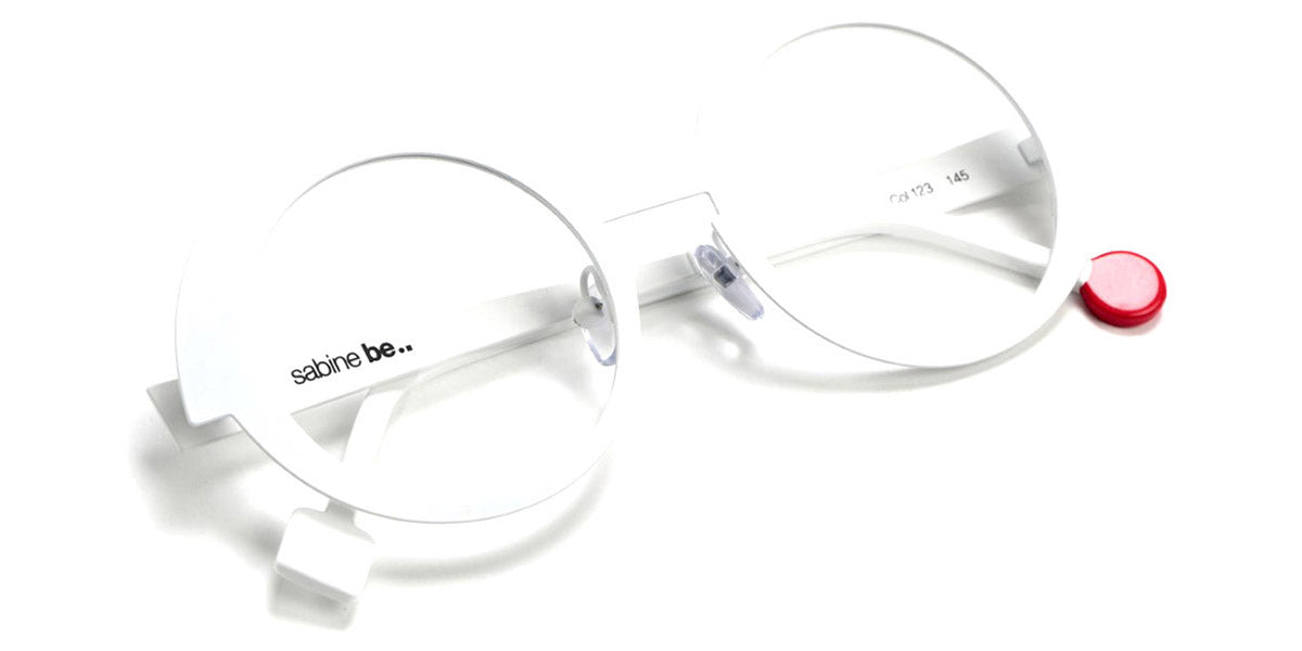 Sabine Be® Be Val De Loire Slim SB Be Val De Loire Slim 123 50 - Satin White Eyeglasses