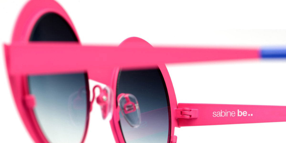 Sabine Be® Be Val De Loire Slim Sun SB Be Val De Loire Slim Sun 126 50 - Satin Neon Pink Sunglasses