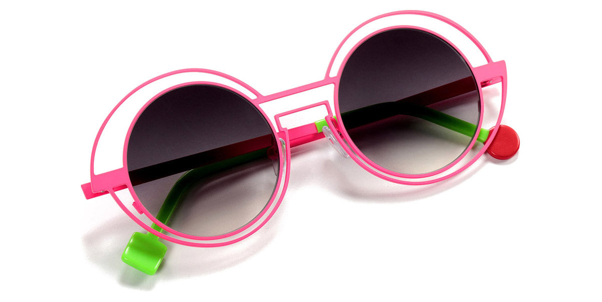 Sabine Be® Be Val De Loire Wire Sun SB Be Val De Loire Wire Sun 126 50 - Satin Neon Pink Sunglasses