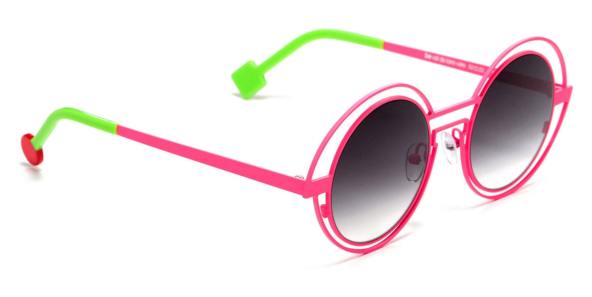 Sabine Be® Be Val De Loire Wire Sun SB Be Val De Loire Wire Sun 126 50 - Satin Neon Pink Sunglasses