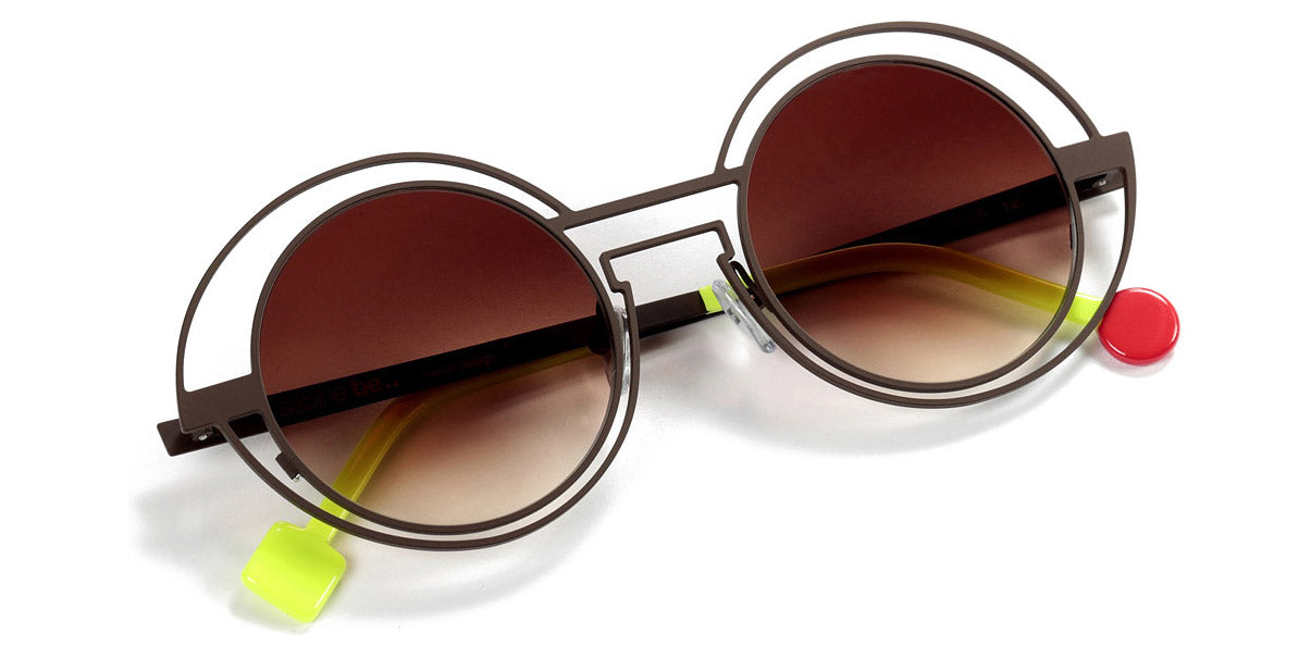 Sabine Be® Be Val De Loire Wire Sun SB Be Val De Loire Wire Sun 205 50 - Satin Dark Choco Sunglasses