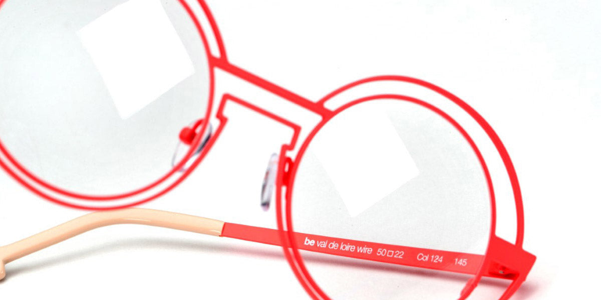 Sabine Be® Be Val De Loire Wire SB Be Val De Loire Wire 124 50 - Satin Neon Orange Eyeglasses