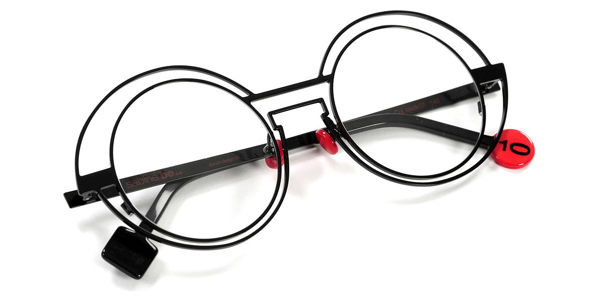 Sabine Be® Be Val De Loire Wire SB Be Val De Loire Wire black01 50 - Lacquered Black Eyeglasses