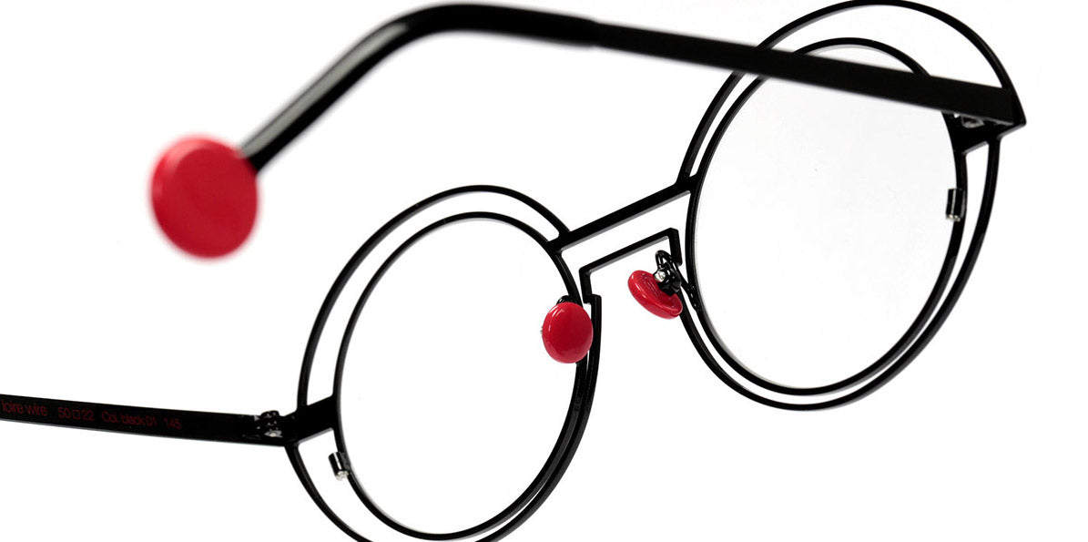 Sabine Be® Be Val De Loire Wire SB Be Val De Loire Wire black01 50 - Lacquered Black Eyeglasses