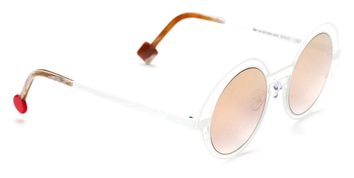 Sabine Be® Be Val De Loire Wire Sun SB Be Val De Loire Wire Sun 123 50 - Satin White Sunglasses